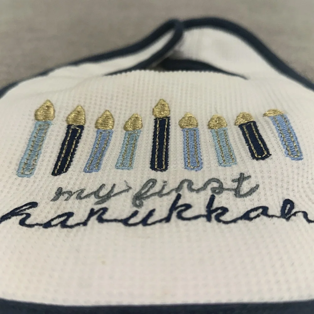 Mudpie My First Hanukkah Bib